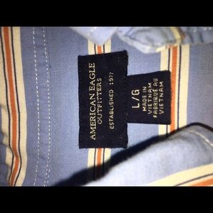 AMERICAN EAGLE LONG SLEVE POLO